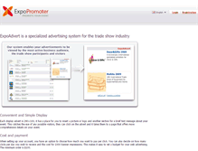 Tablet Screenshot of advertise.expopromoter.com